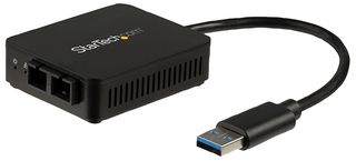 STARTECH US1GA30SXSC Interface Card, USB to Fiber Optic Converter, 1000Base-SX SC, USB 3.0 to GbE Network Adapter