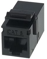 TUK SACK4BK 直列式适配器, Cat6, Coupler, Keystone, RJ45, RJ45