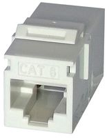 TUK SACK4WH 直列式适配器, Cat6, Coupler, Keystone, RJ45, RJ45