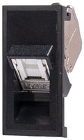 TUK SGKS45BKAX 模块连接器, 黑色, RJ45 插座, 1 x 1 (端口), 8P8C, Cat6a, 面板安装