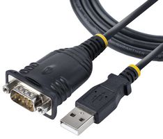 STARTECH 1P3FP-USB-SERIAL Smart Cable Assembly, 3ft USB to Serial Cable, USB to Serial Port Adapter, Window/Mac, Prolific IC