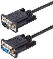 STARTECH 9FMNM-3M-RS232-CABLE 电脑线缆,3m RS232串行零调制解调器线,串口/DB9/交叉线,母至公