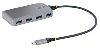 STARTECH 5G4AB-USB-C-HUB 集线器,4端口USB-C集线器,5Gbps,4个USB-A,总线供电,便携式笔记本电脑USB-C集线器
