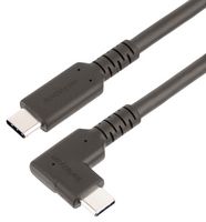 STARTECH RUSB315CC2MBR USB Cable, 6ft (2m) Rugged Right Angle USB-C Cable, USB 5 Gbps, USB C Data Transfer Cable