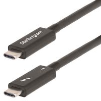 STARTECH A40G2MB-TB4-CABLE USB Cable, 6ft (2m) Active Thunderbolt 4 Cable, 40Gbps, 100W PD, 4K/8K Video, Certified