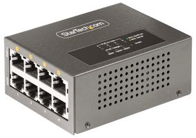STARTECH AS445C-POE-INJECTOR 注入式集线器,4端口多千兆PoE注入器,5/2.5/1G以太网,支持PoE/PoE+/PoE++,最大95W