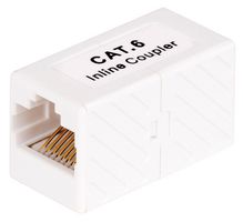 STARTECH IN-CAT6-COUPLER-U1 直通适配器,RJ45耦合器,Cat6直通耦合器,Cat6电缆延长线,F/F T568B连接器
