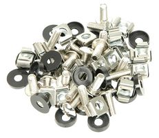 ADASTRA 952.295UK Rack Fixing Kit, 20 x M6 Captive Nuts, 20 x M6 Cross-Head Screws, 20 x Plastic Cup Washers