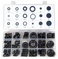 DURATOOL D01889 垫圈, 开/闭, 塑料盒, 125件