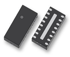 STMICROELECTRONICS EMIF08-LCD04M16 EMI Filter, 8-Channel, ESD Protection, 400 MHz, µQFN-16