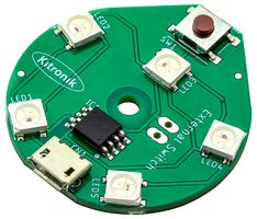 KITRONIK 35158 USB LED板,圆形,RGB,LED照明,照明