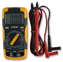 TENMA TEN01061 数字万用表，600 V AC/DC，A DC，2000 计数，3.5 位