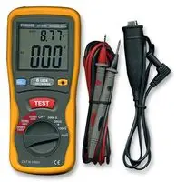 TENMA TEN01053 Digital Insulation & Continuity Tester, 200V to 1kV, 200Mohm to 2Gohm, 0°C to 40°C