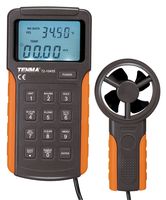 TENMA 72-10455 风速计, 0 °C, 40 °C, 162 mm