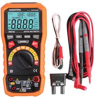 DURATOOL D03122 数字万用表,自动,手动,750V/ 1000V AC/DC,10A AC/DC,真有效值,6000 计数,4 位