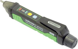 MULTICOMP PRO MP780768 非接触式AC电压检测器, IP67, 24V到1kV, LED, 蜂鸣器, 振动模式, CAT IV 1000V