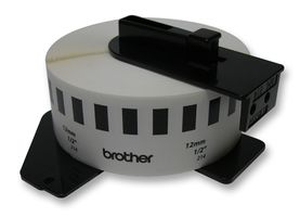 BROTHER DK22214 Label Printer Tape, Continuous Paper, White, 30.5 m