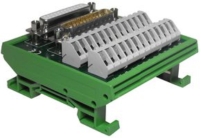 CAMDENBOSS CIM/37W-DMFS 端子块接口, D Sub 37针插头与D Sub 37针插口, 螺丝端子块, 100 mA, 50 V