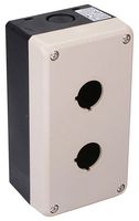 IDEC FB2W-211Z Control Station Enclosure, 2 Hole, Polycarbonate, IP65/NEMA 4X, Beige, 22 mm Cutout Dia, FB Series