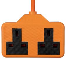 PRO ELEC 0139-5M 延长线, 2 出口, 英式, 13 A, 250 V, 英式G型, 5 m