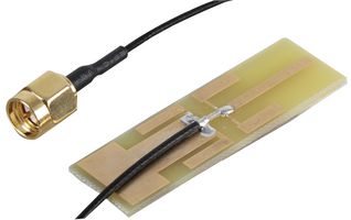 SIRETTA ECHO31/0.5M/SMAM/S/S/17 PCB天线, 2.4GHz至5.58GHz, 2.8 VSWR, 3dBi增益, 垂直极化, SMA连接器