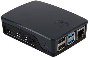 RASPBERRY-PI PI4B_CASE_BLK/GRY