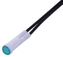 ARCOLECTRIC / BULGIN LIMITED L295000MAC 发光二极管指示器 面板安装, 绿色, 230 VAC, 8 mm, 3 mA, 无评级