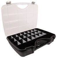 RAACO 715379 Tool Case, A47, 21 Dividers, Black/Silver, 81 mm Height, 460 mm Width, 350 mm Depth
