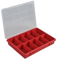 DURATOOL D01829 存储盒, 10格, 塑料, 通用存储, 35mm高, 240mm宽, 180mm深