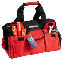 DURATOOL D02357 Tool Bag, Large, Fabric, 250 mm Height, 440 mm Width, 290 mm Depth