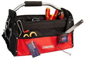 DURATOOL D02358 工具手提包, 大型, 布制面料, 330mm高, 400 mm宽, 180mm深