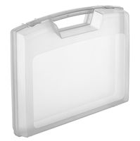 MULTICOMP PRO 17028T.000.GPB 存储盒, 塑料, 带泡沫塑料, 透明, 280mm x 240mm x 76mm