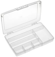MULTICOMP PRO 1917N.113 存储盒, 7 格, 透明, 40MM X 245MM X 165MM