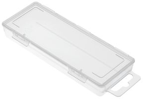 MULTICOMP PRO C2A STORAGE BOX, 1 COMPARTMENT, TRANSPARENT