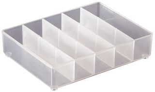 RAACO 115759 盒子插件, 5格, 109 mm x 24 mm x 79 mm, 用于Raaco 250-3, PSC4-01, PSC6-1 ESD