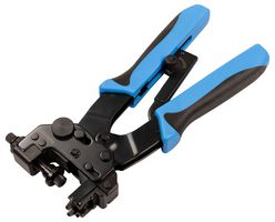 DURATOOL D03017 压接工具, 棘轮, BNC & RCA, 压缩F连接器, 电话防水连接器
