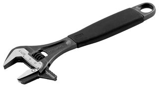 BAHCO 9071P 扳手, 可调, Ergo®, 精密硬化, 锯齿边缘, 28mm钳口, 208mm长