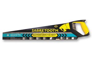 CK TOOLS 481002 Sabretooth Saw, Second Fix, 12 Point, Induction Hardened Teeth and Colour Coded Packaging