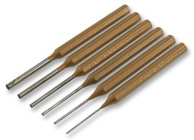 CK TOOLS T3328S 冲针套件,平行,铬钼钢,6 件冲针