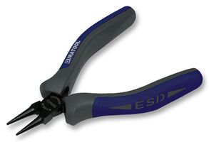 DURATOOL D00653 Plier, Round Nose, Smooth Jaw, Spring Release Handle, 130mm Length