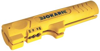 JOKARI 30140 No. 14 Flat Cable Striper with a Working Range up to 12mm Wide on Flat or Oval Cables