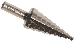 CK TOOLS T3010 1 Multistep Drill, 4mm to 20mm, 70mm Length, HSS