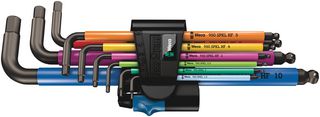 WERA 05022210001 Hex Key Set, Multicolour, Holding Function, 9 Piece