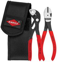 KNIPEX 00 20 72 V02 Plier Set, Mini, Diagonal Cutter, Cobra Water Pump Plier, Pouch, 3 Piece