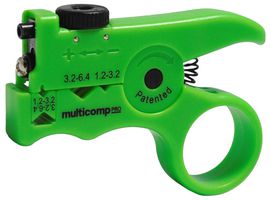 MULTICOMP PRO MP010967 Fibre Optic Slitter, Slit & Ring, 72.9 mm OAL, Acrylonitrile Butadiene Styrene