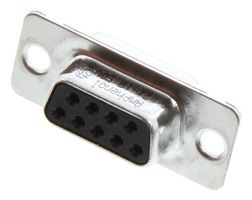AMPHENOL COMMUNICATIONS SOLUTIONS L177DFE09S 连接器, D-SUB, 母, DE, 9路, 焊杯