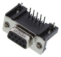 AMPHENOL COMMUNICATIONS SOLUTIONS L177SDE09S1ACH4R 连接器, D-SUB, 母, DE, 9路, 焊接