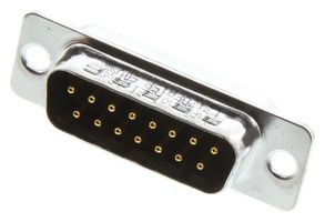AMPHENOL COMMUNICATIONS SOLUTIONS L717DFA15P 连接器, D-SUB, 公, DA, 15路, 焊杯