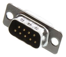 AMPHENOL COMMUNICATIONS SOLUTIONS L717DFE09P 连接器, D-SUB, 公, DE, 9路, 焊杯