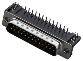 AMPHENOL COMMUNICATIONS SOLUTIONS L717SDB25PA4CH4R D SUB CONN, R/A PLUG, DB, 25POS, SOLDER